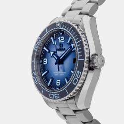 Pre Owned Omega Seamaster Planet Ocean 215.30.40.20.03.002 Blue Stainless Steel Automatic Men's Watches 39 mm