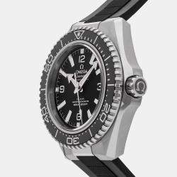 Pre Owned Omega Seamaster Planet Ocean 217.32.42.21.01.001 Black Stainless Steel Automatic Men's Wristwatch 42mm