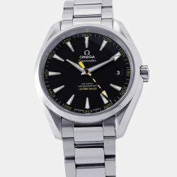 Pre Owned Omega Seamaster Aqua Terra  231.10.42.21.01.002 Black Dial Stainless Steel Automatic Men's Wristwatch 41.5mm