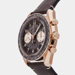 Pre Owned Omega Speedmaster Chronoscope 329.92.43.51.10.001 Brown Bronze Gold Manual Winding Men's Watches 43mm