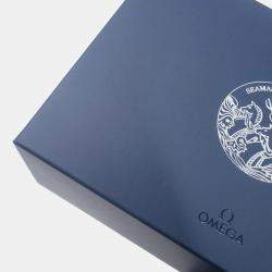 Pre Owned Omega Seamaster Planet Ocean 215.30.40.20.03.002 Blue Stainless Steel Automatic Men's Watches 39.5mm