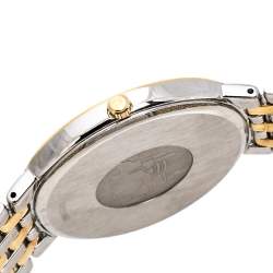 Pre Owned Omega Silver Two-Tone Stainless Steel De Ville 396.2432 Men's Wristwatch 32 mm