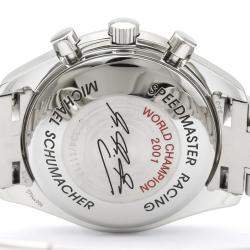 Pre Owned Omega Carbon Stainless Steel Speedmaster Racing Michael Schumacher 3519.50 Men's Wristwatch 39MM