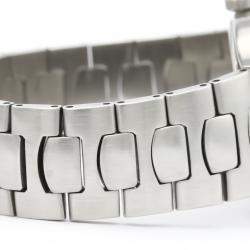 Pre Owned Omega Black 18K Yellow Gold And Stainless Steel Seamaster Polaris 396.1022 Men's Wristwatch 31 MM