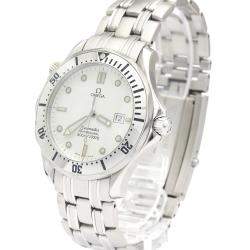 Pre Owned Omega White Stainless Steel Seamaster Professional 300M Quartz 2542.20 Men's Wristwatch 41 MM