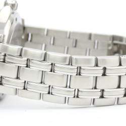 Pre Owned Omega Blue Stainless Steel Seamaster Quartz 2511.82 Men's Wristwatch 36 MM