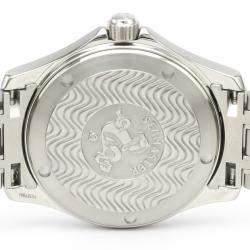 Pre Owned Omega White Stainless Steel Seamaster 120M 2511.21 Men's Wriswatch 36 MM