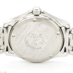 Pre Owned Omega Blue Stainless Steel Seamaster 120M Quartz 2511.81 Men's Wristwatch 36 MM