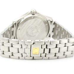 Pre Owned Omega Blue Stainless Steel Seamaster 120M Quartz 2511.81 Men's Wristwatch 36 MM