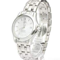 Pre Owned Omega Silver Stainless Steel Seamaster 2501.21 Automatic Men's Wristwatch 36 MM