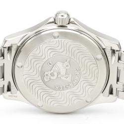 Pre Owned Omega Silver Stainless Steel Seamaster 2501.21 Automatic Men's Wristwatch 36 MM