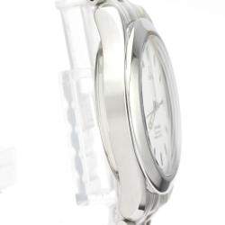 Pre Owned Omega Silver Stainless Steel Seamaster 2501.21 Automatic Men's Wristwatch 36 MM