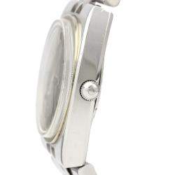 Omega Silver Stainless Steel Constellation Day Date Automatic 168.045 Men's Wristwatch 36 MM