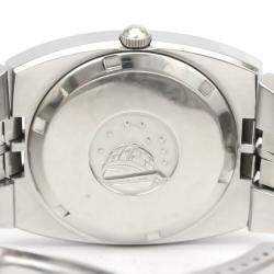 Omega Silver Stainless Steel Constellation Day Date Automatic 168.045 Men's Wristwatch 36 MM