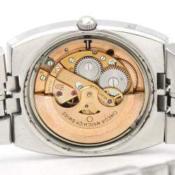 Omega Silver Stainless Steel Constellation Day Date Automatic 168.045 Men's Wristwatch 36 MM