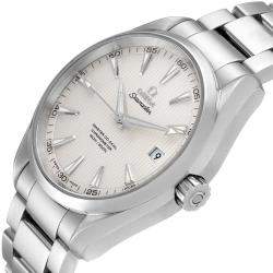 Omega Silver Stainless Steel Seamaster Aqua Terra Co-Axial 231.10.42.21.02.003 Men's Wristwatch 41.5 MM