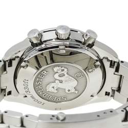 Omega Silver Stainless Steel Speedmaster 178.0068 Automatic Men's Wristwatch 39 mm