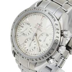 Omega Silver Stainless Steel Speedmaster 178.0068 Automatic Men's Wristwatch 39 mm