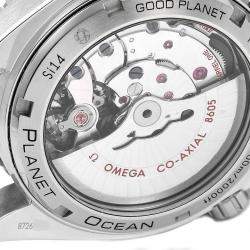 Omega Blue Stainless Steel Seamaster Planet Ocean GMT 232.30.44.22.03.001 Men's Wristwatch 44 MM