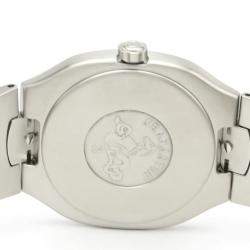 Pre Owned Omega Grey Gold Tone Stainless Steel Seamaster Polaris 396.1022 Women's Wristwatch 31 MM