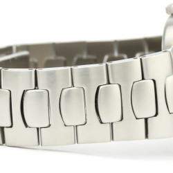 Pre Owned Omega Grey Gold Tone Stainless Steel Seamaster Polaris 396.1022 Women's Wristwatch 31 MM