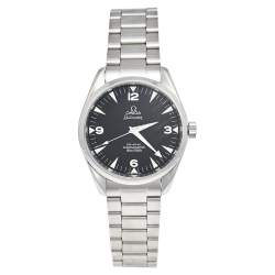 Omega Black Stainless Steel Aqua Terra Railmaster 2802.52.31 Men's Wristwatch 41 mm