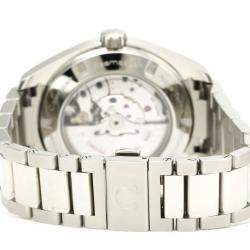 Pre Owned Omega Black Stainless Steel Seamaster Aqua Terra Annual Calendar 231.10.43.22.01.002 Men's Wristwatch 43 MM