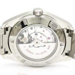 Pre Owned Omega Black Stainless Steel Seamaster Aqua Terra Annual Calendar 231.10.43.22.01.002 Men's Wristwatch 43 MM
