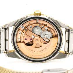Omega Silver Gold Plated Stainless Steel Seamaster Cal 562 Vintage 14763 Men's Wristwatch 35 MM