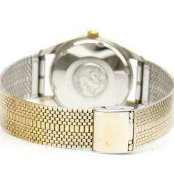 Omega Silver Gold Plated Stainless Steel Seamaster Cal 562 Vintage 14763 Men's Wristwatch 35 MM