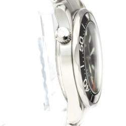 Pre Owned Omega Black Stainless Steel Seamaster Professional 300M 2262.50 Men's Wristwatch 36 MM