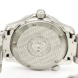 Pre Owned Omega Black Stainless Steel Seamaster Professional 300M 2262.50 Men's Wristwatch 36 MM