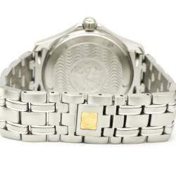 Pre Owned Omega Silver Stainless Steel Seamaster 120M Quartz 2511.31 Men's Wristwatch 36 MM