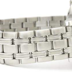 Pre Owned Omega Silver Stainless Steel Seamaster 120M Quartz 2511.31 Men's Wristwatch 36 MM