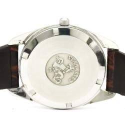 Pre Owned Omega Silver Stainless Steel Seamaster Date Cal 1012 Vintage Automatic 166.0167 Men's Wristwatch 36 MM