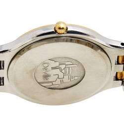 Omega Champagne 18K Yellow Gold Stainless Steel De Ville Symbol 196.0316 Men's Wristwatch 32 mm
