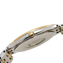 Omega Champagne 18K Yellow Gold Stainless Steel De Ville Symbol 196.0316 Men's Wristwatch 32 mm