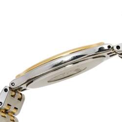 Omega Champagne 18K Yellow Gold Stainless Steel De Ville Symbol 196.0316 Men's Wristwatch 32 mm