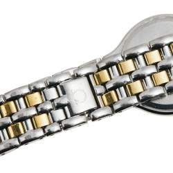 Omega Champagne 18K Yellow Gold Stainless Steel De Ville Symbol 196.0316 Men's Wristwatch 32 mm