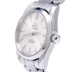 Omega Silver Stainless Steel Seamaster Aqua Terra 2504.30 Men's Wristwatch 36MM