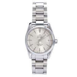 Omega Silver Stainless Steel Seamaster Aqua Terra 2504.30 Men's Wristwatch 36MM