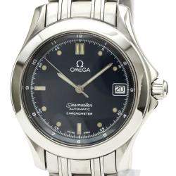 Omega Blue Stainless Steel Seamaster 120M Chronometer Automatic 2501.80 Men's Wristwatch 36 MM