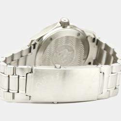 Pre Owned Omega Black Stainless Steel Seamaster James Bond 2262.50.00 Men's Wristwatch 26 MM