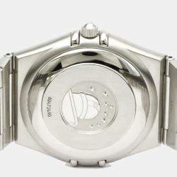 Omega Black Stainless Steel Constellation 2000 Year Limited Automatic 1504.50 Men's Wristwatch 35 MM