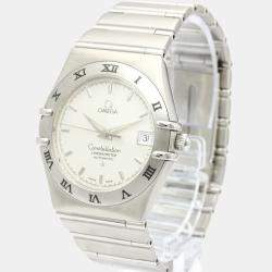 Omega Silver Stainless Steel Constellation Chronometer Automatic 1502.30 Men's Wristwatch 36 MM