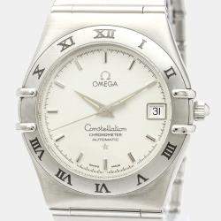Omega Silver Stainless Steel Constellation Chronometer Automatic 1502.30 Men's Wristwatch 36 MM