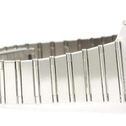 Omega Silver White Stainless Steel Constellation 396.1070 Women's Wristwatch 33 MM