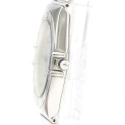 Omega Silver White Stainless Steel Constellation 396.1070 Women's Wristwatch 33 MM