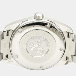 Omega Blue Stainless Steel Seamaster Aqua Terra Quartz 2518.80 Men's Wristwatch 36 MM