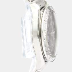 Pre Owned Omega Black Stainless Steel Speedmaster Date 3513.50 Automatic Men's Wristwatch 39 MM